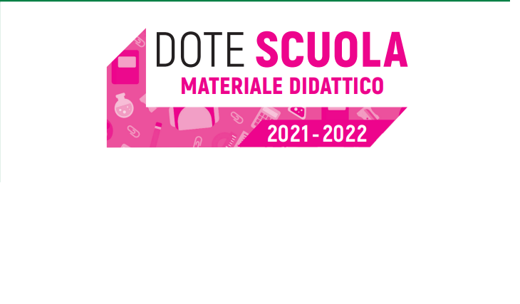 Immagine di copertina per DOTE SCUOLA - MATERIALE DIDATTICO 2021-2022